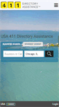 Mobile Screenshot of 411directoryassistance.com